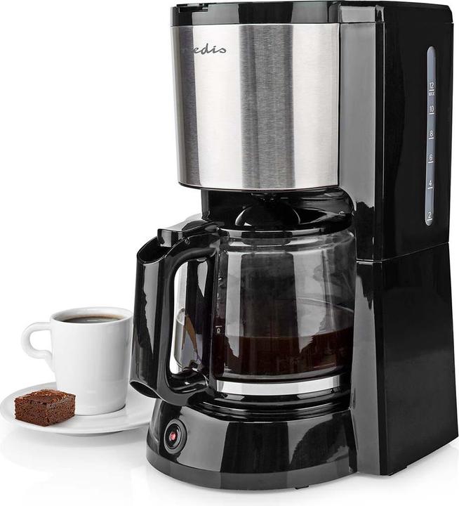 Actual product image Nedis Coffee maker | max. capacity: 1.5 l | number of cups at once: 12 | Keep warm | Black (EU plug)