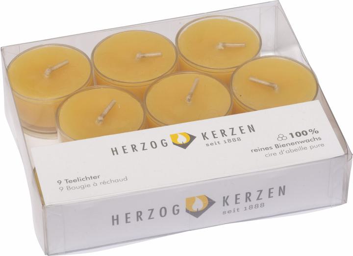 Image du produit Herzog Kerzen Cire d'abeille (9 pcs)