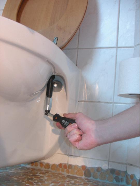 Actual product image KS Tools WC Sanitary combi kit, 6 pieces, finest chrome vanadium steel (6 pieces)