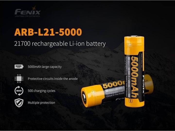 Actual product image Fenix Battery ARB-L21-5000U