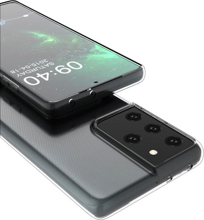 Actual product image Cover-Discount Galaxy S21 Ultra - Silicone Case Cover transparent (Samsung Galaxy S21 Ultra)