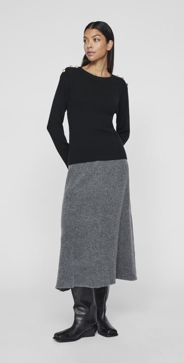 Actual product image Vila Round neck top with long sleeves (XS)