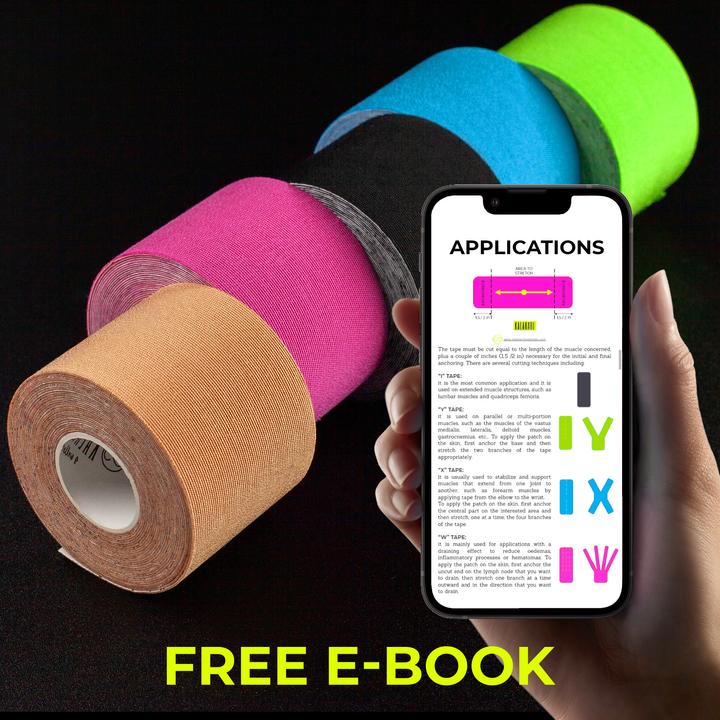 Produktbild Kalahari 4 Wellness Kinesiologie Tape - Kinesio Schwarz