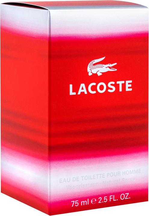 Actual product image Lacoste Red (Eau de toilette, 75 ml)
