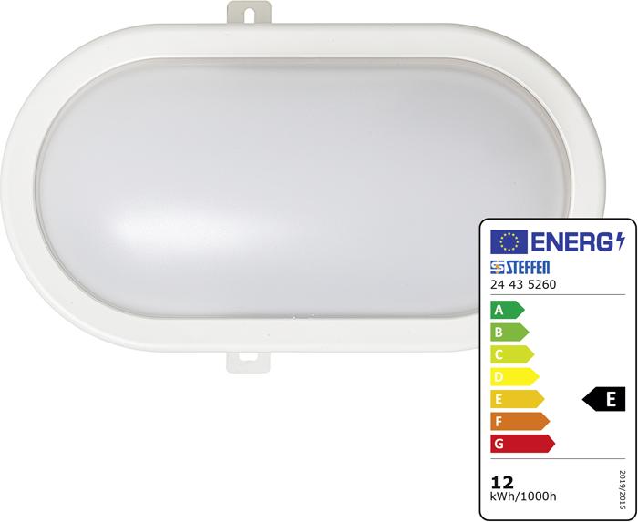 Produktbild Steffen WORKLIGHT LED Wandleuchte oval 12W (840 lm, IP44)