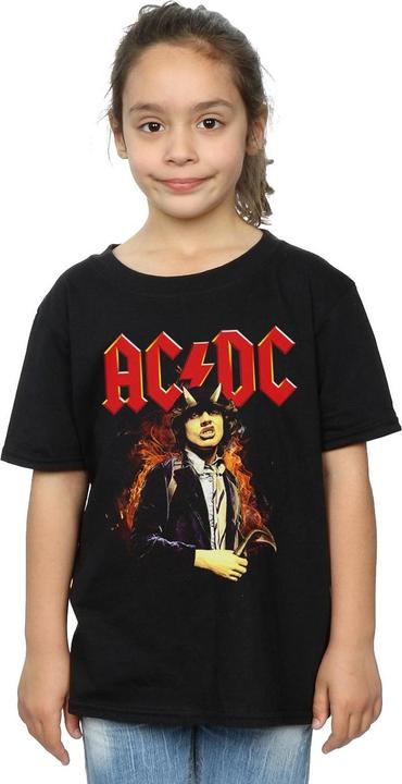 Produktbild AC/DC Mädchen Angus Highway To Hell TShirt aus Baumwolle (152, 158)