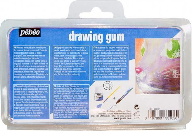 Actual product image Pebeo Drawing Gum Marker Blister Packed Nib 0,7mm (0.70 mm, 1 x)