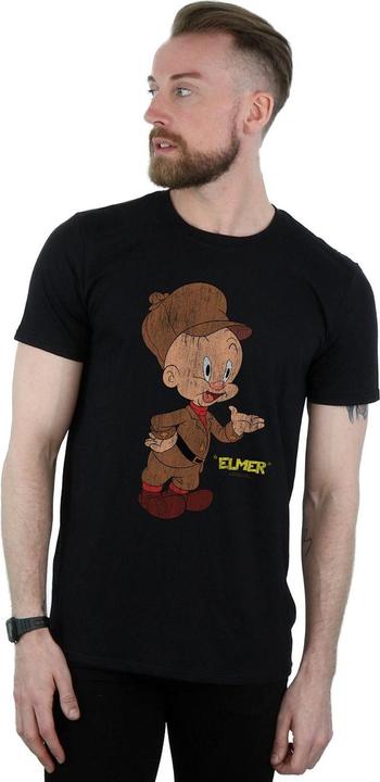 Immagine prodotto Looney Tunes Elmer Fudd Distressed Maglietta Uomo (M)