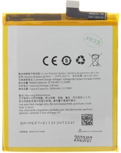 Immagine prodotto Konjac Sponge BLP657 Batteria per OnePlus 6 3300mAh Li-Ion (OEM)