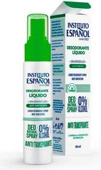 Immagine prodotto Instituto Español Deodorante Liquido Anti Irritazione Spray 50 ml (Getto vaporizzato, 50 ml)