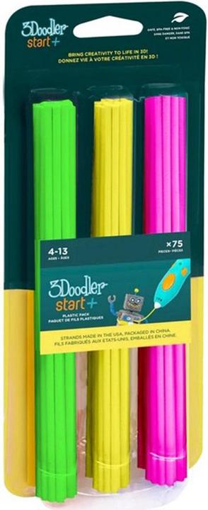Spectron Recharge de 3Doodler Start+ Néon (PLA, 1 g, Jaune, Pink, Vert)