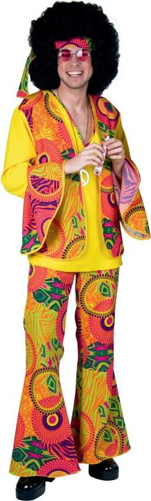 Image du produit Festartikel Müller Costume hippie homme : haut, pantalon à pattes d'éléphant, bandeau (56, 57, 58)