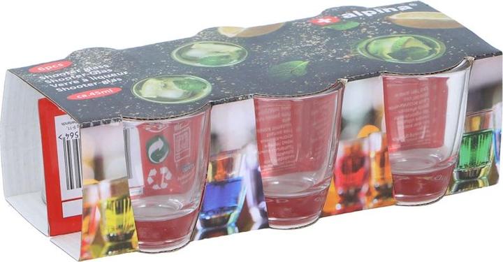 alpina Shot glasses 45 ml 6 pieces. (0.45 dl, 6 x, Shot glass)
