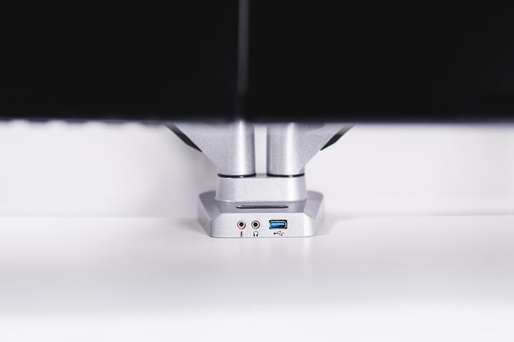 Produktbild Bakker Elkhuizen Monitorarm Smart Office 12 Dual Klemme (Tisch, 27.01")