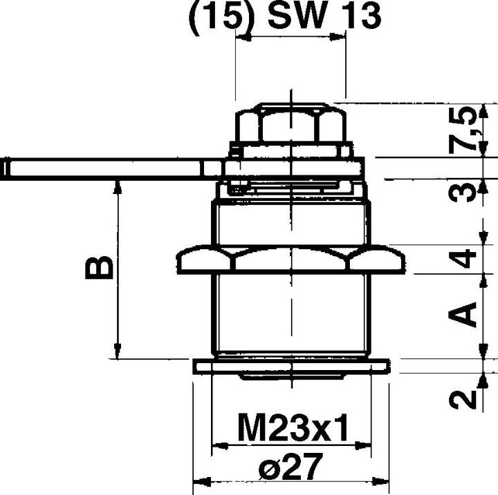 Produktbild Kaba Verschluss-Zylinder 8, Typ 1031/1061 (Verschlusszylinder)