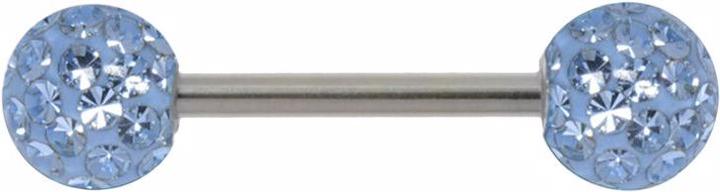 Produktbild Bijouteria Zungenpiercing (Kristall, Epoxiharz, Chirurgenstahl 316L)