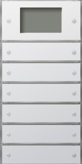 Produktbild Gira Tastsensor 3 Plus 6-fach 2046112 KNX (2+4) Flächenschalter reinweiss