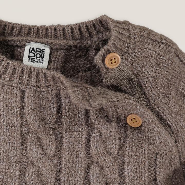 Produktbild La Redoute Collections Rundhalspullover mit Zopfmuster (74)