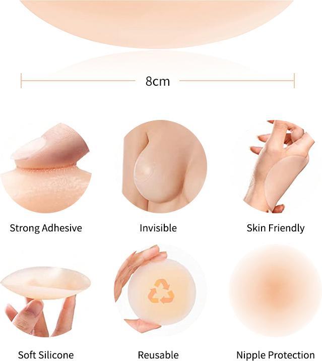 Actual product image Madam Secret Nipple Covers (2 pairs), caramel