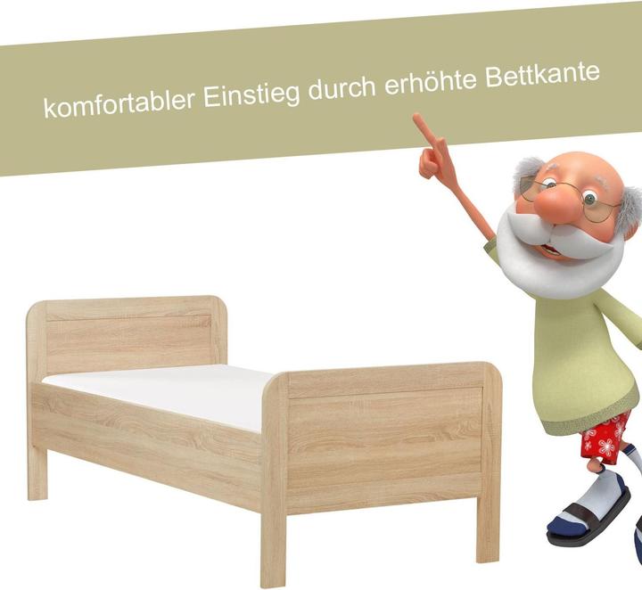 Produktbild Homestyle4u Holzbett (90 x 200 cm)