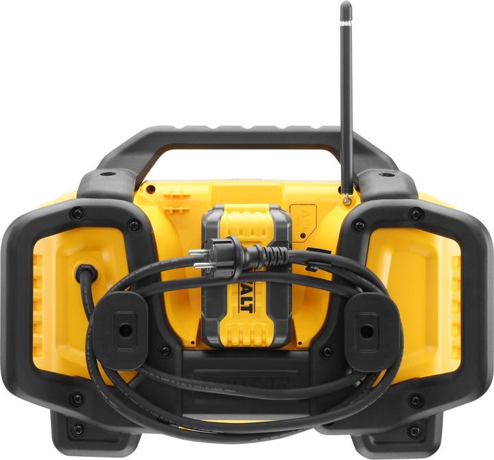 Actual product image DeWalt DCR027QW Rechargeable and mains radio (FM, DAB+, Bluetooth)