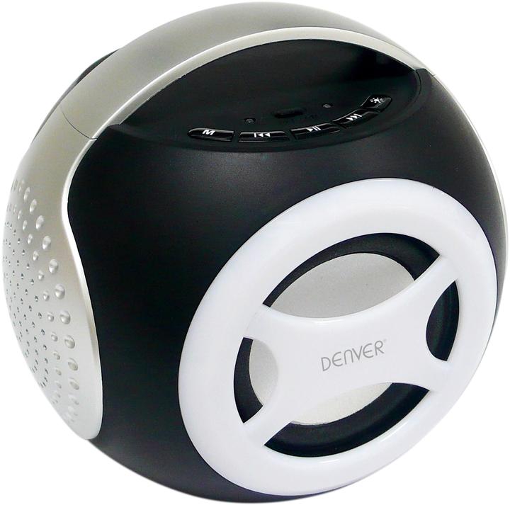 Produktbild Denver Bluetooth Speaker BTS-90C | silver (Batteriebetrieb)