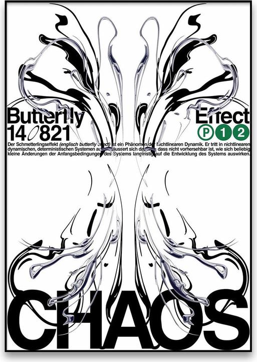Immagine prodotto Plakativ CHAOS 2 by Alessio Borando Poster A2 (59,4 x 42 cm)