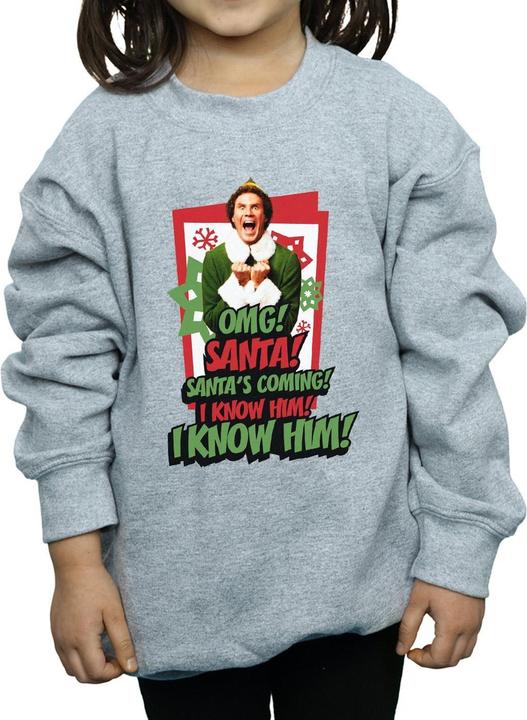 Immagine prodotto Elf OMG Santa Felpa Ragazze (140, 146)