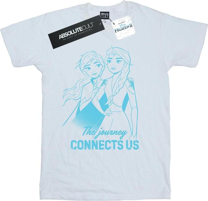 Image du produit Disney - T-shirt FROZEN ELSA AND ANNA THE JOURNEY CONNECTS US - Femme (S)