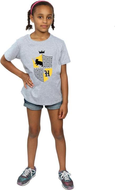 Immagine prodotto Hufflepuff Shield Maglietta Ragazze (152, 158)