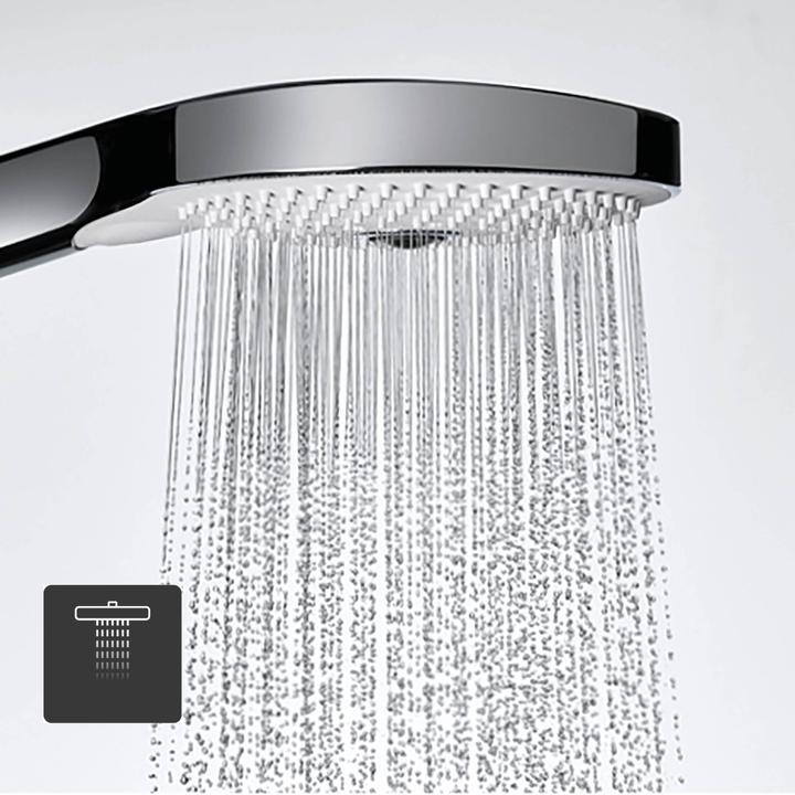 Actual product image Duravit Hand shower 110, 3 jet black matt (3 Beam types, 14 l/min)