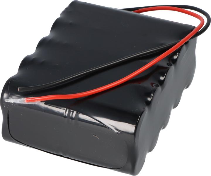 Produktbild XCell Notleuchtenakku NiCd 24V 1800mAh L2x2x5 Sub-C mit 250mm Kabel passend für G+U RWA Zentrale RZ911A-2 (1 Stk., 1800 mAh, Ladegerät inkl. Akku)