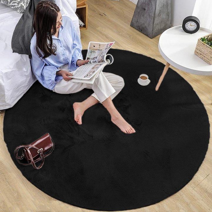 Immagine prodotto Strado Tappeto rotondo Rabbit 200x200 Nero (Nero) universale (Ø 200 cm)