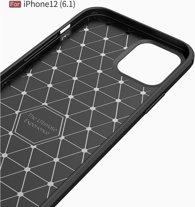 Immagine prodotto Screenguard Cassa in carbonio spazzolato (Apple iPhone 12)
