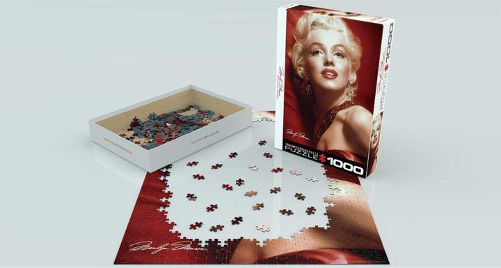Image du produit Eurographics Portrait de Marilyn Monroe en rouge (1000 pièces)