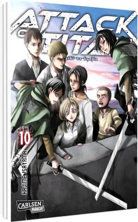 Actual product image Attack on Titan, Band 10 (German, Hajime Isayama, 2015)