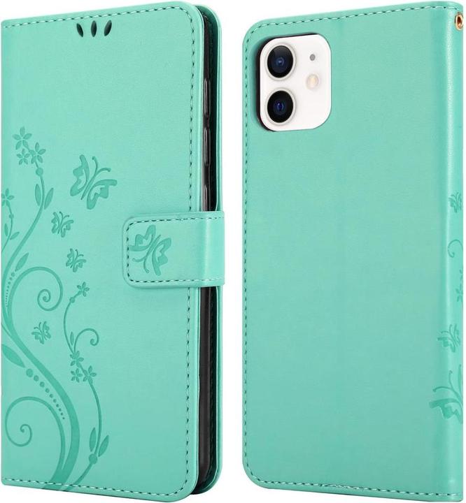 Image du produit Cadorabo Pochette Flower Book (Apple iPhone 12 mini)