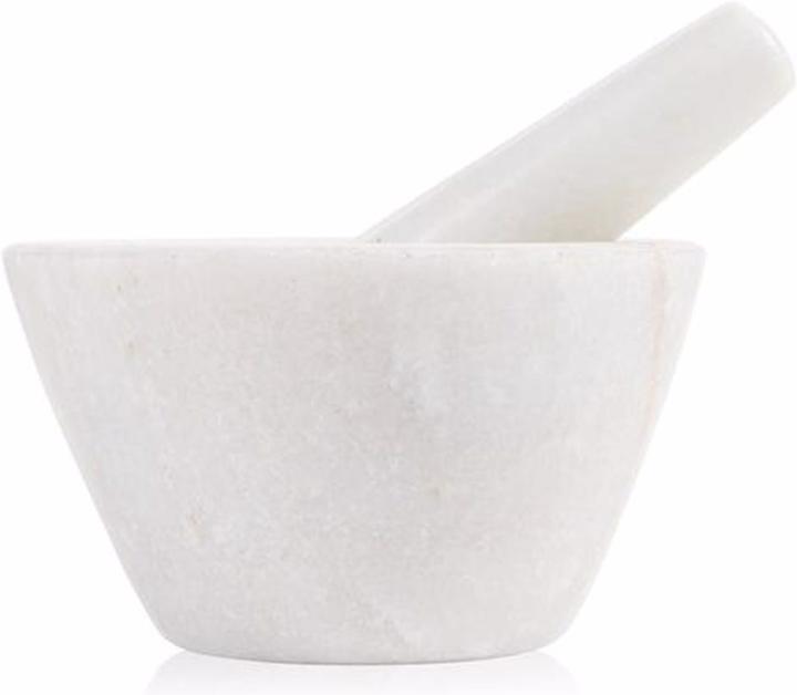 Actual product image Boska Mortar Spicy White White Marble 105x105x93mm