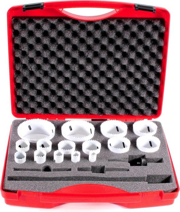 Image du produit Ruko Jeu de scies cloches (16 mm, 19 mm, 21 mm, 24 mm, 25 mm, 29 mm, 32 mm, 37 mm, 40 mm, 48 mm, 51 mm, 54 mm, 60 mm, 73 mm, 83 mm)