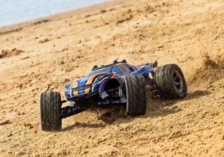 Image du produit Traxxas Rustler 4x4 Vxl HD sans batterie ni chargeur (RTR Prêt à fonctionner)