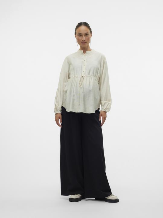Image du produit Mamalicious Coupe normale Col mandarin Top Blouse (M)