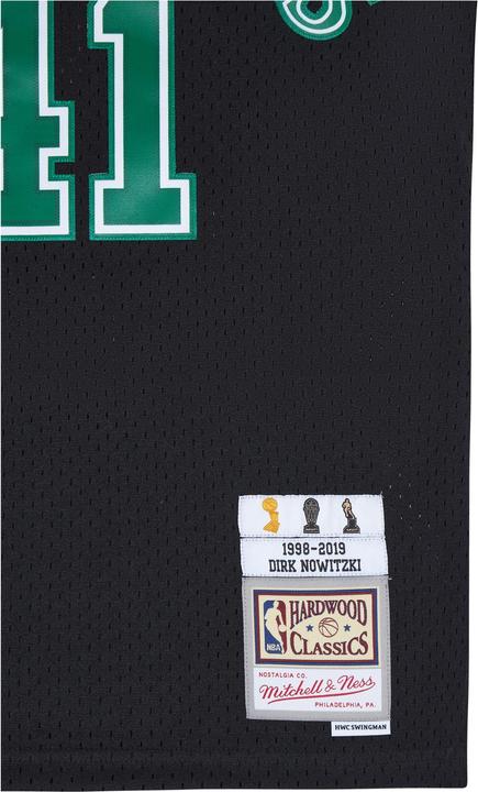 Image du produit Mitchell & Ness NBA Dallas Mavericks Dirk Nowitzki Black Team Color Maillot Swingman Hommes (L)
