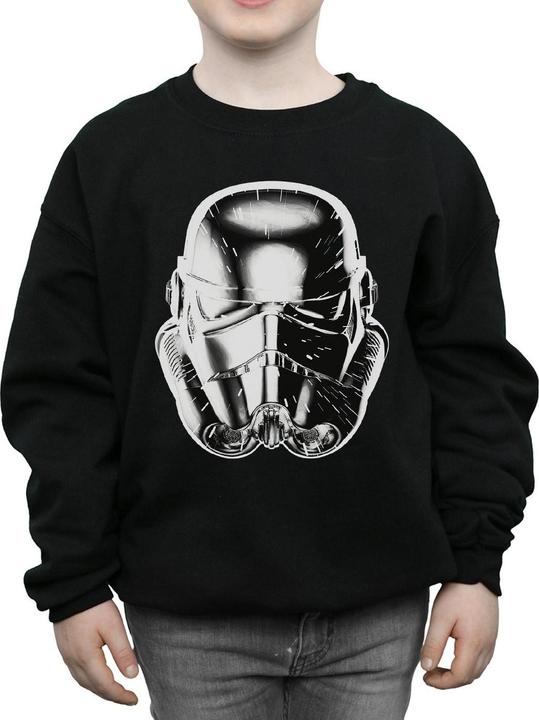 Immagine prodotto Star Wars Stormtrooper Warp Speed Helmet Felpa Ragazzi (152, 158)