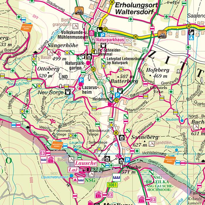 Produktbild Naturpark Zittauer Gebirge - Luzicke Hory (Lausitzer Gebirge)