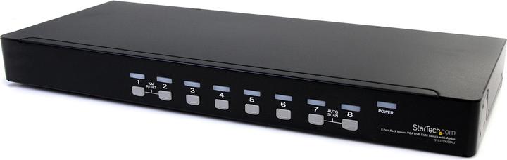Image du produit StarTech .com Commutateur KVM 8 ports USB VGA montable en rack