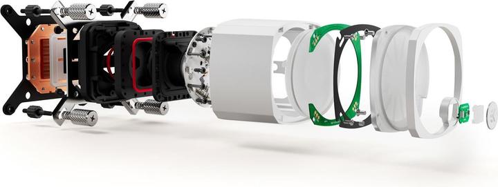 Immagine prodotto EKWB Raffreddatore ad acqua completo EK-Nucleus AIO CR360 Lux D-RGB - Bianco