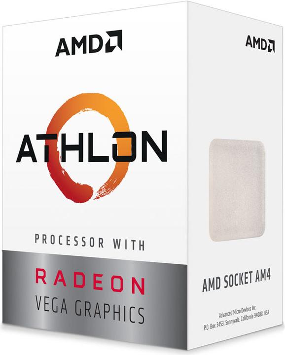 Actual product image AMD Athlon 3000G (AM4, 3.20 GHz, 2 -Core)