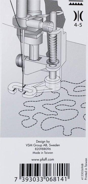 Image du produit Pfaff Pied ouvert à main levée, groupe K