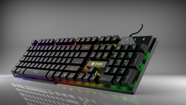 Immagine prodotto Inca Tastiera Meccanica Da Gioco Con Effetto Arcobaleno (DE, Cablato)