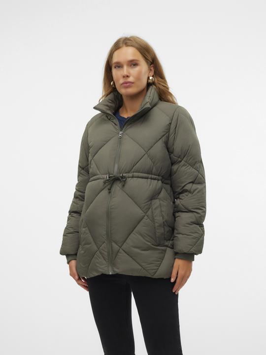 Produktbild Mamalicious Hoch geschlossen Gerippte Ärmelbündchen Mantel Jacke (XL)